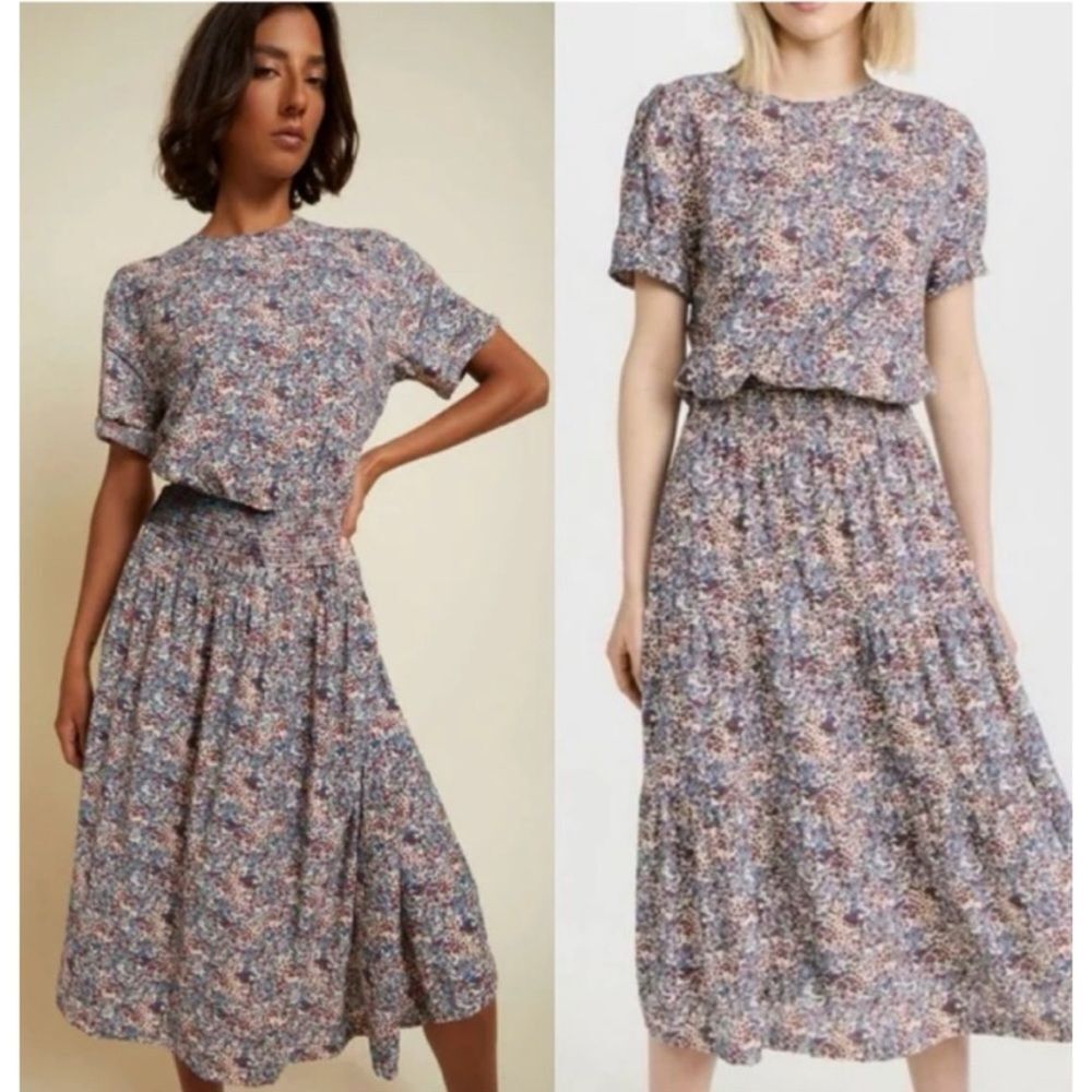 Nation LTD Printed Martine Knit Dress in Cherry Blossom - Size S~ NWOT
